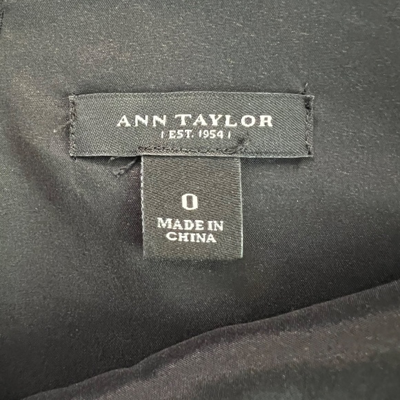 🖤 EUC ANN TAYLOR Black Lace Sheath Dress | Women’s Sz 0 - Picture 9 of 10